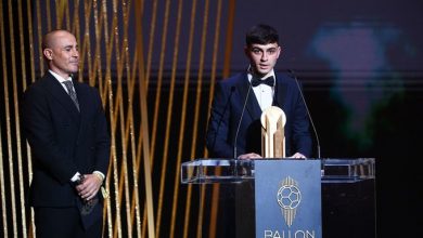 Photo of جوائز الفرانس فوتبول : بيدري يحصل علي جائزة افضل لاعب شاب